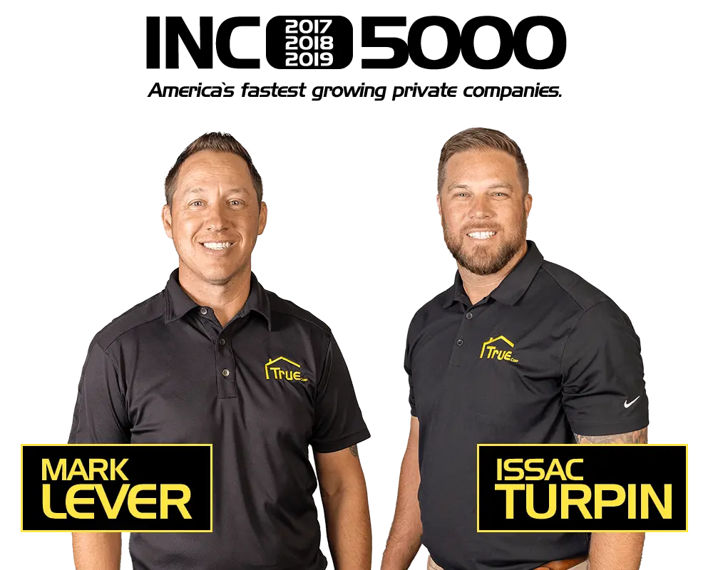 True Builders owners, Mark Lever and Issac Turpin.