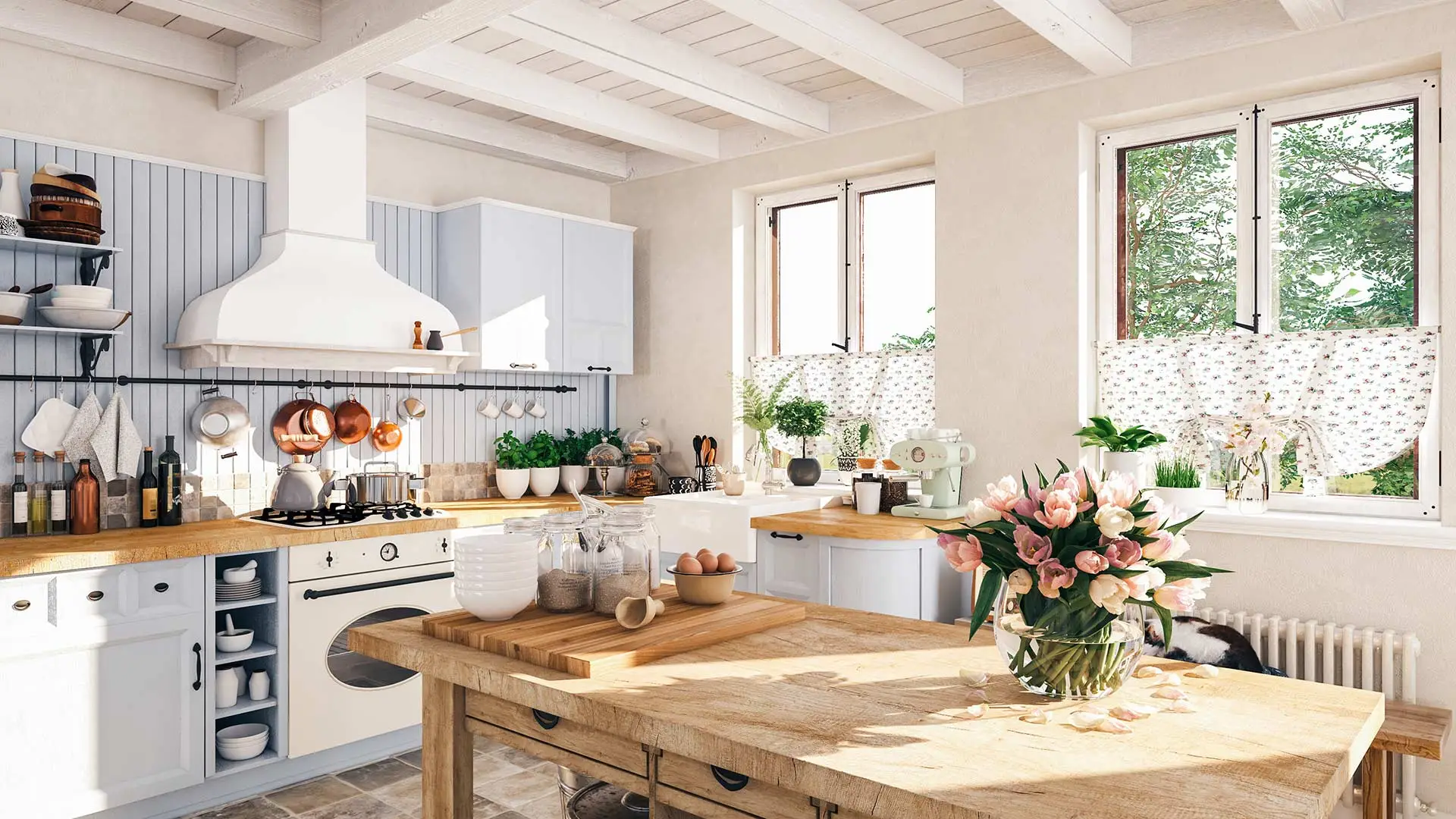 Remodeled kitchen in Gibsonia, FL.