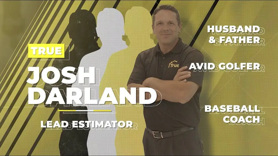 Josh Darland, lead estimator at True Builders, from the video introducing him and his work on insurance scopes