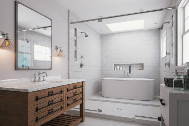 Custom bathroom remodel design by True Builders in Central Florida